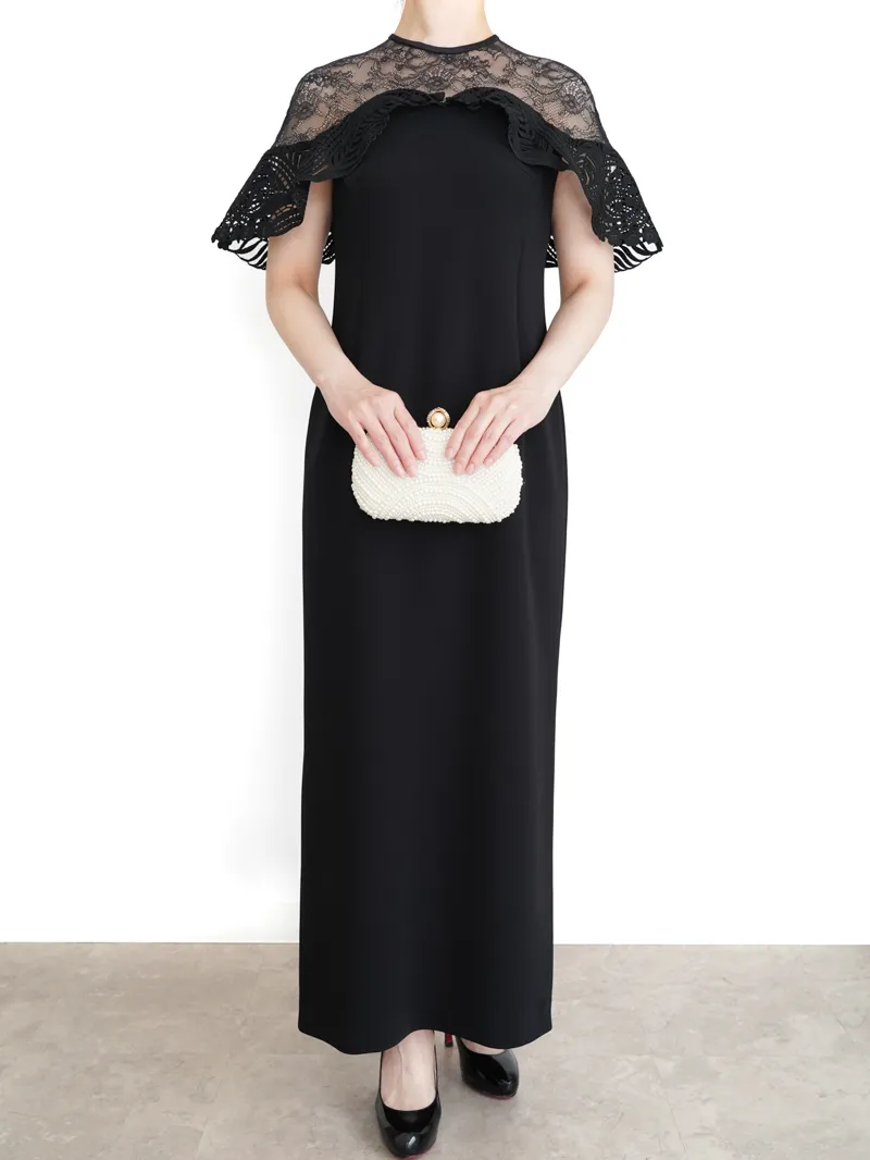 Mame Kurogouchi（マメ クロゴウチ） チュールレースクラシックドレス