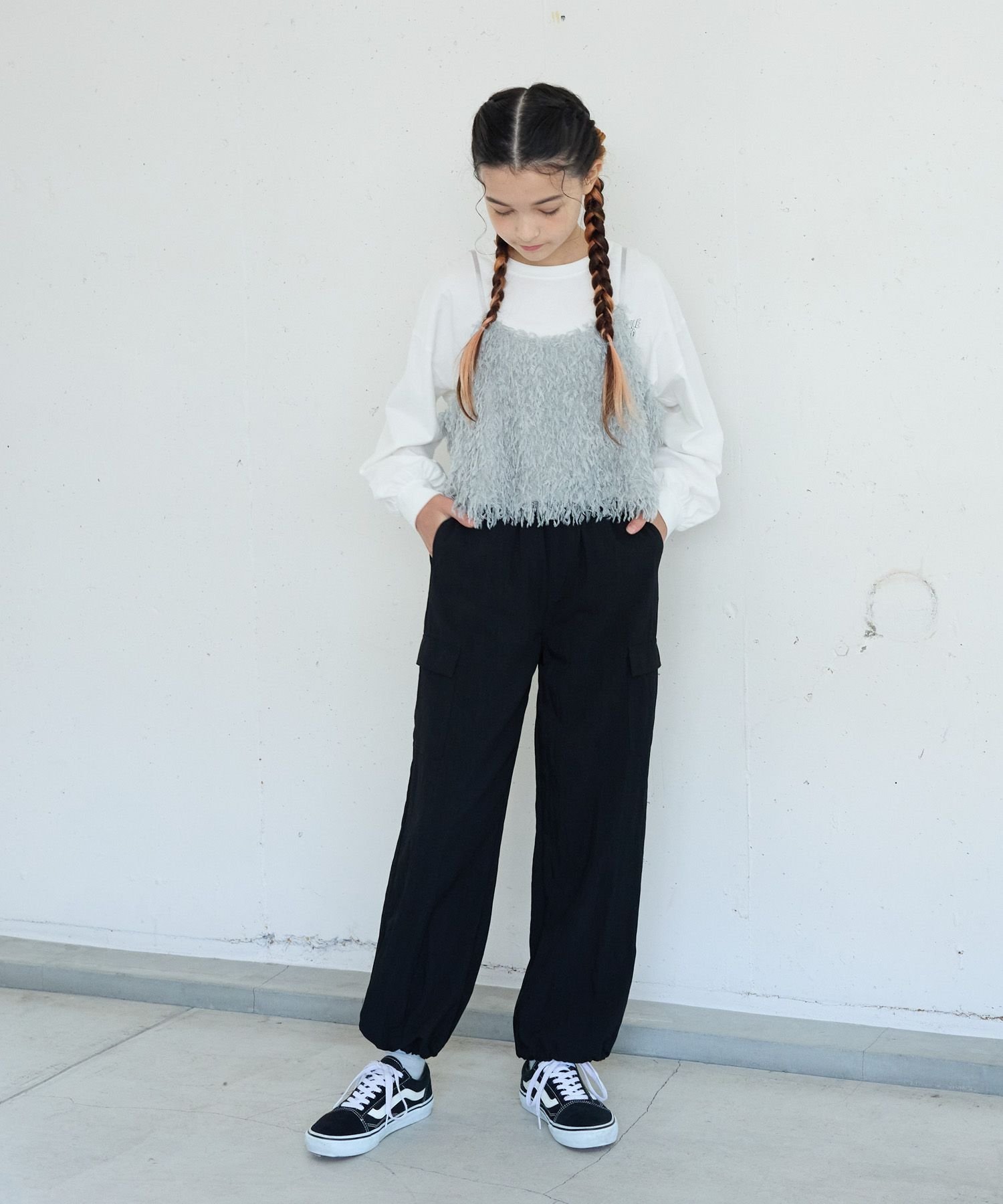 GLOBAL WORK｜フェザーニットビスチェ/キッズ/137681 | Rakuten