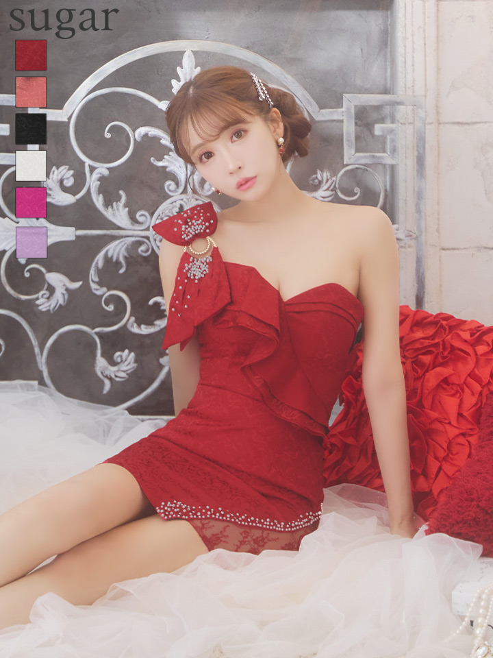 IRMA/イルマ】リボン/ ワンショル/ ベア/ フリル/ ビジュー/ パール