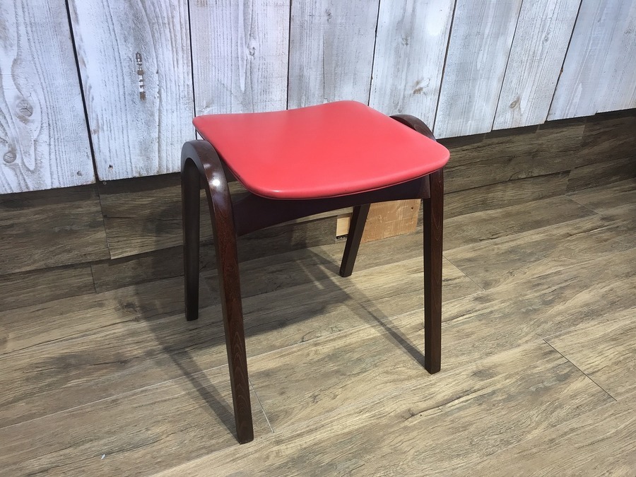 秋田木工】国産ヴィンテージ 通称剣持スツール（No202）が6脚同時に