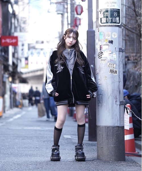 REFLEM（レフレム） スカジャン 「REFLEM/レフレム」ドラゴン刺繍