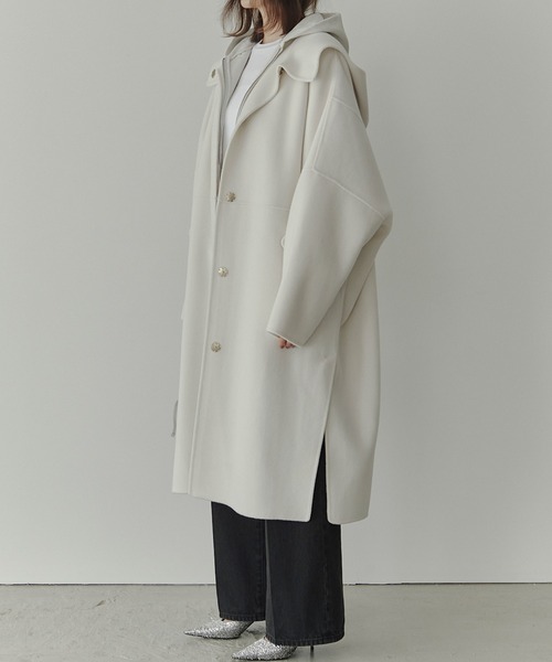 LE CIEL BLEU（ルシェルブルー） コート アウター フードダブル