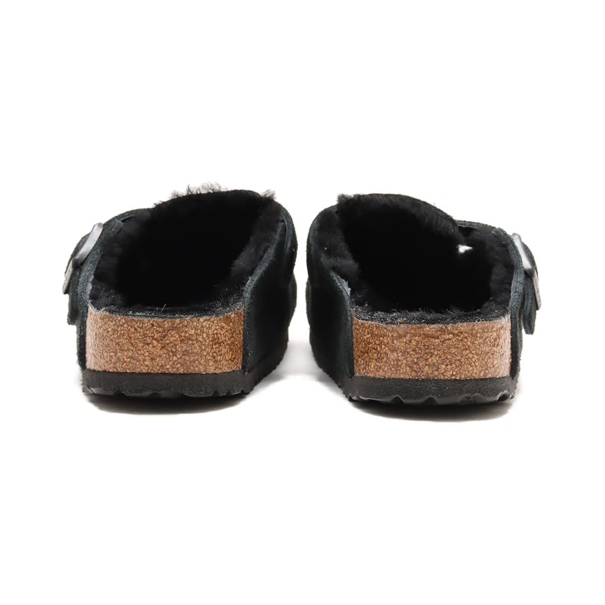 BIRKENSTOCK BOSTON SHEARLING LEVE BLACK LAF BLACK