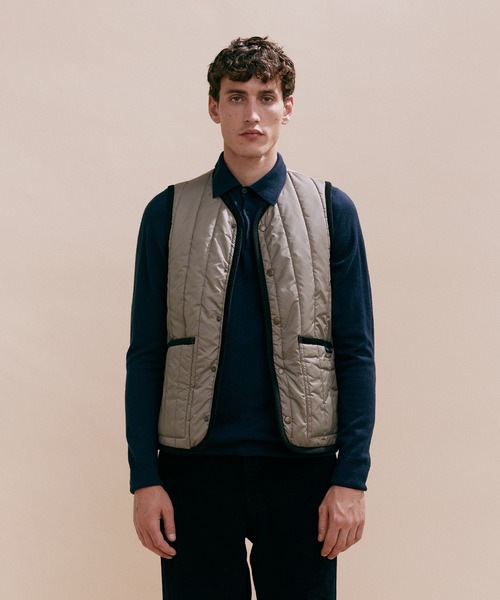セール】VERTICAL QUILT THORNHAM MENS / バーティカルキルト