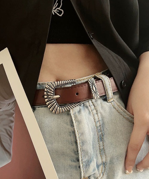 セール】【MASHIRO】ウエスタンベルトミドル/Y2K 平成ギャル グランジ