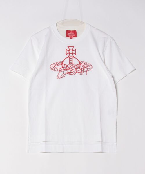Snake VivienneWestwoodホワイト T シャツ White02