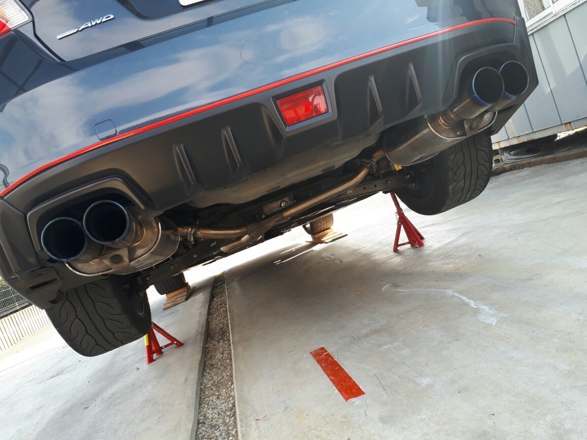 純正加工 中間ストレート化 S4に音を！（スバル WRX S4・VAG）by