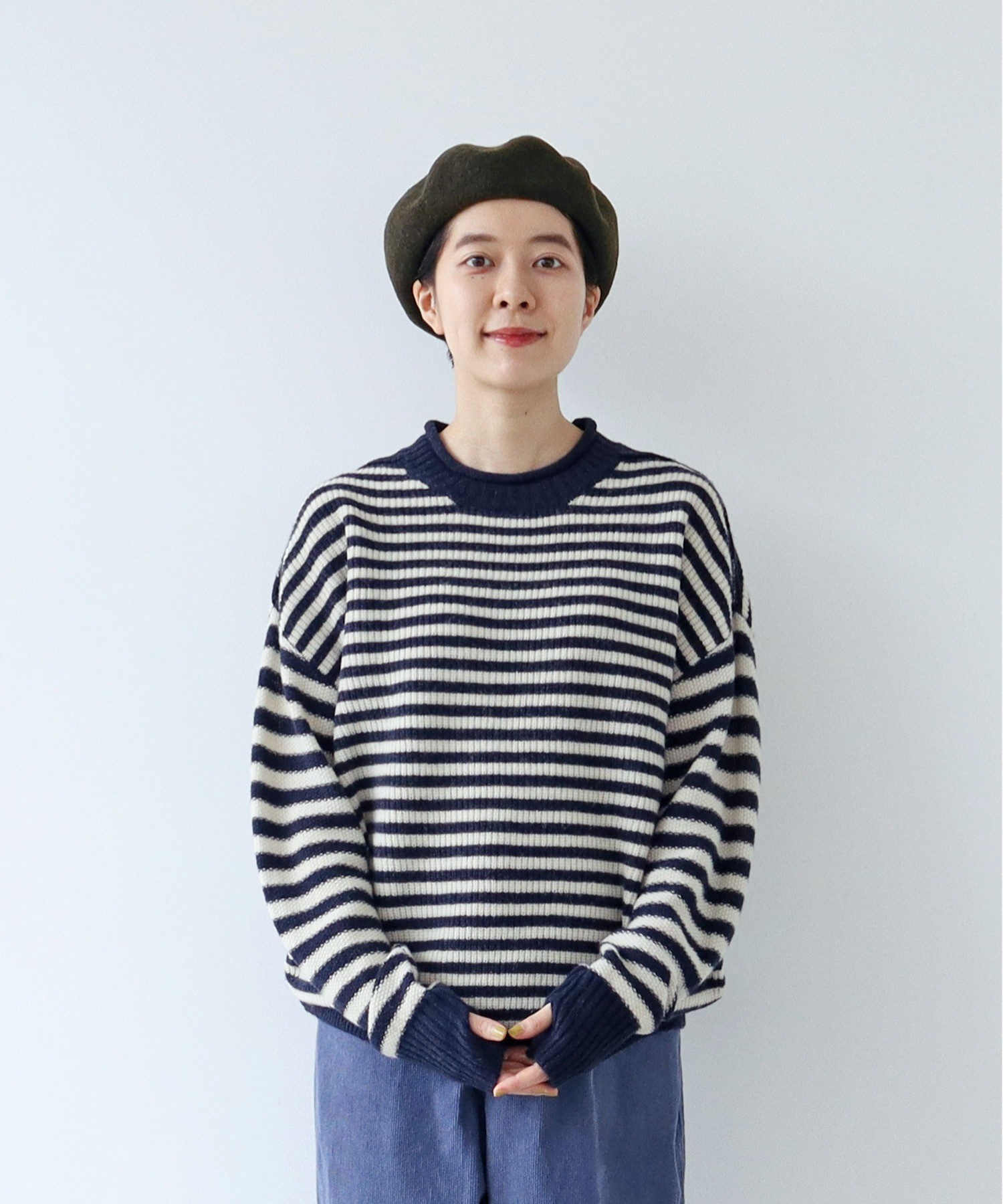 AMBIDEX Store △ウールフェルトベレー帽(F クロ): PAR ICI