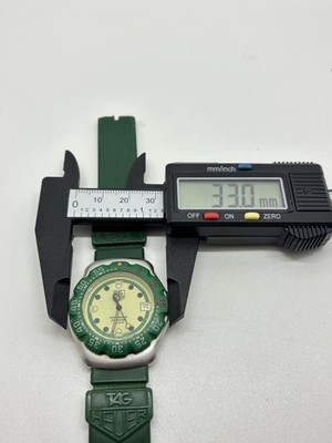Exc+5] TAG HEUER Formula 1 372.513 Professional Lime Green Quartz