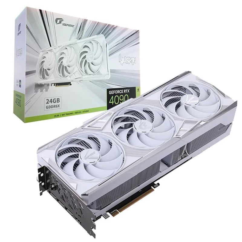 Colorful iGame GeForce RTX 4090 Vulcan W OC 24GB White Graphics