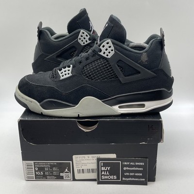 Size 9 - Air Jordan 4 Retro SE Mid Black Canvas Suede (DH7138-006