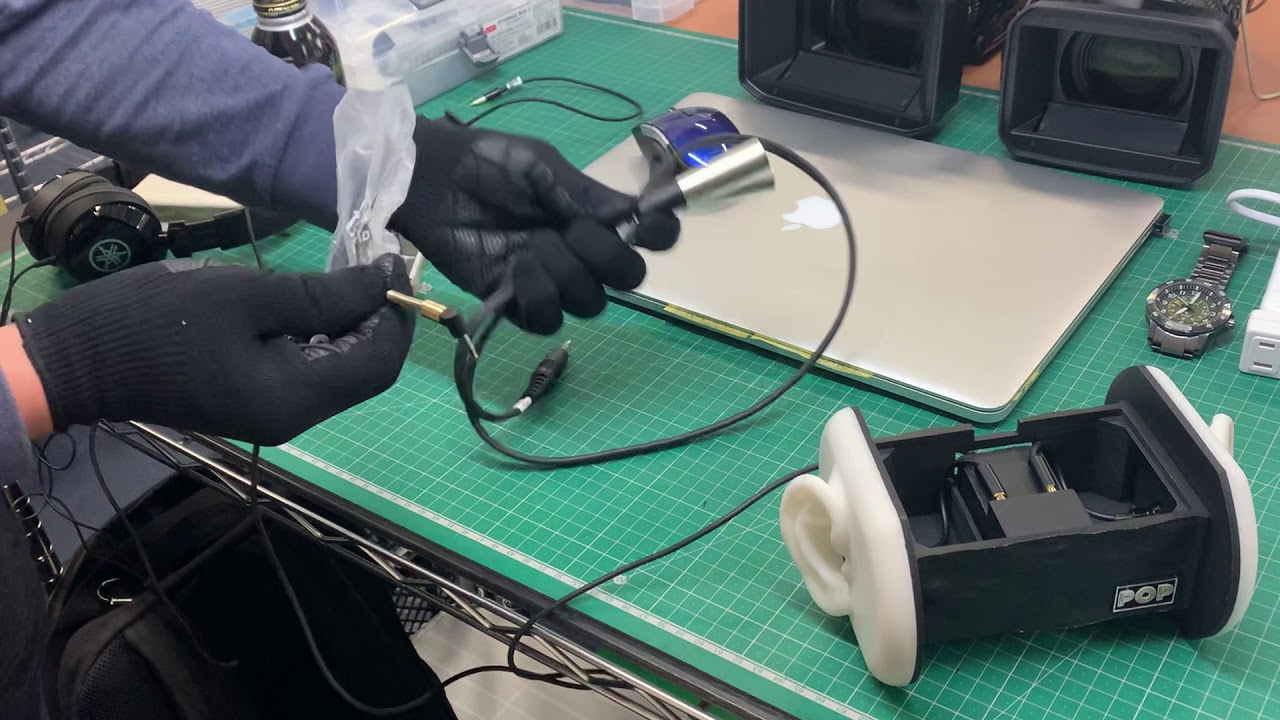 DuoPop2.0 バイノーラルマイク ASMRマイク - YouTube