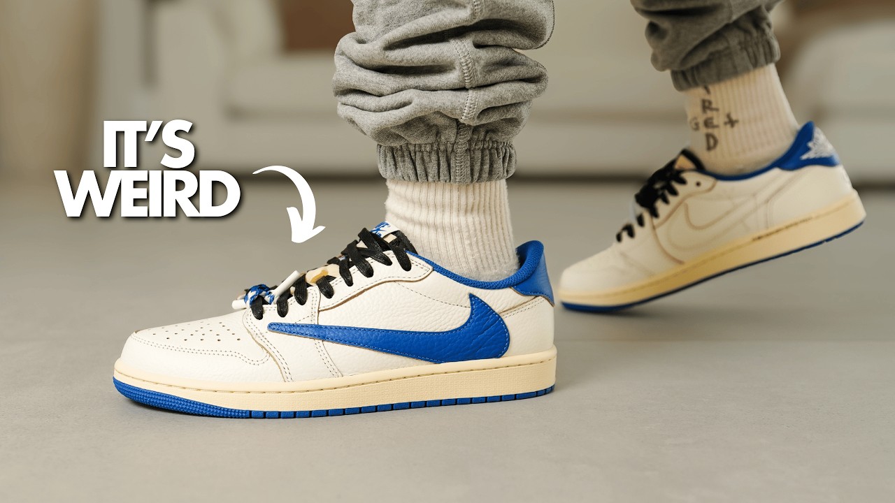 It's Strange.. Travis Scott x Fragment x Jordan 1 Low Review - YouTube