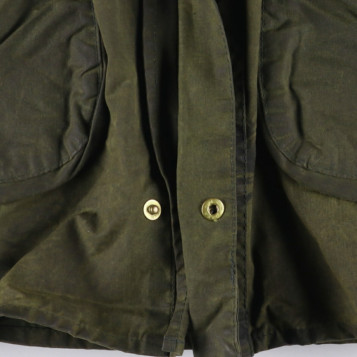 古着 80年代 バブアー Barbour BORDER ボーダー 2ワラント ワックス