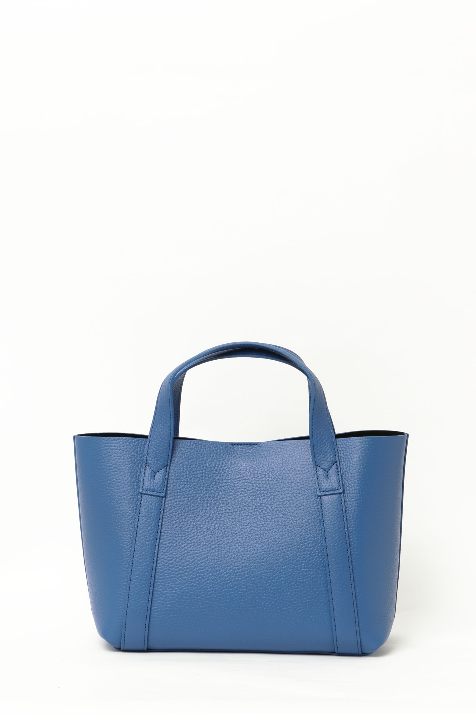 PELLE MORBIDA - Tela Marinaシリーズ クロコ型押しレザー ミニトート