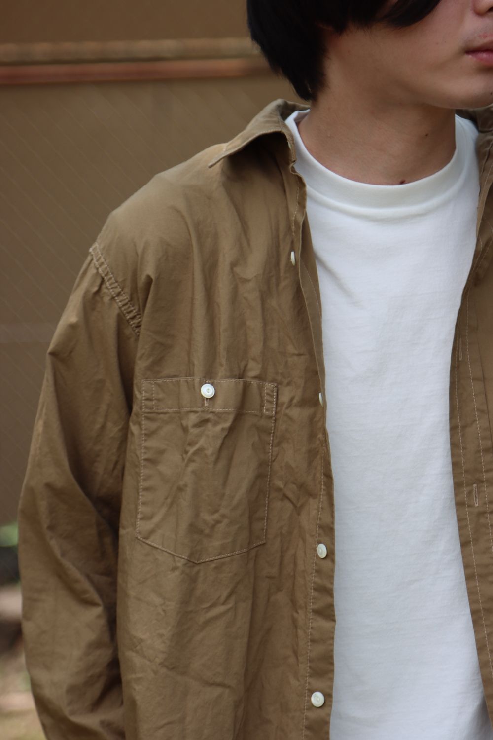 A.PRESSE Over Dyeing Military Shirt style.2022.6.17. ※6月18日(土