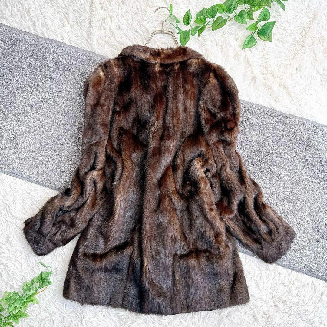 GIVENCHY - 高級 ジバンシー サガミンク 毛皮 ミンク ダークブラウン