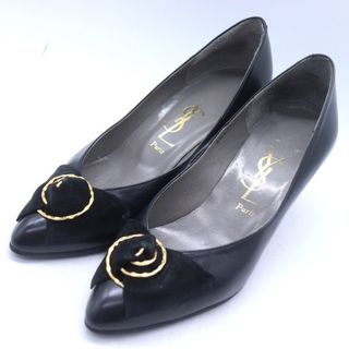 SAINT LAURENT - SAINT LAURENT PARIS ゼブラパンプス 36 サンローラン