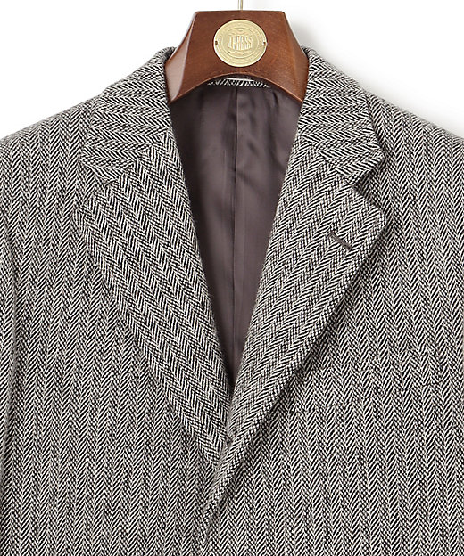 定番】LOVAT LAVEROCK TWEED ヘリンボンツイード