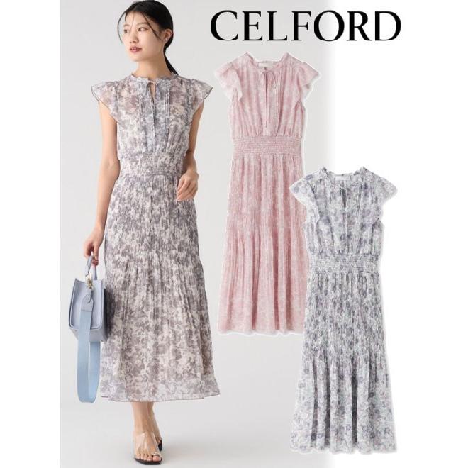 CELFORD（セルフォード） デジタルフラワープリントワンピース 24春夏