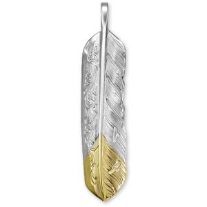 鷲見太郎 Ring リング】Lアラベスクフライトフェザー01 w/K18ビッグ