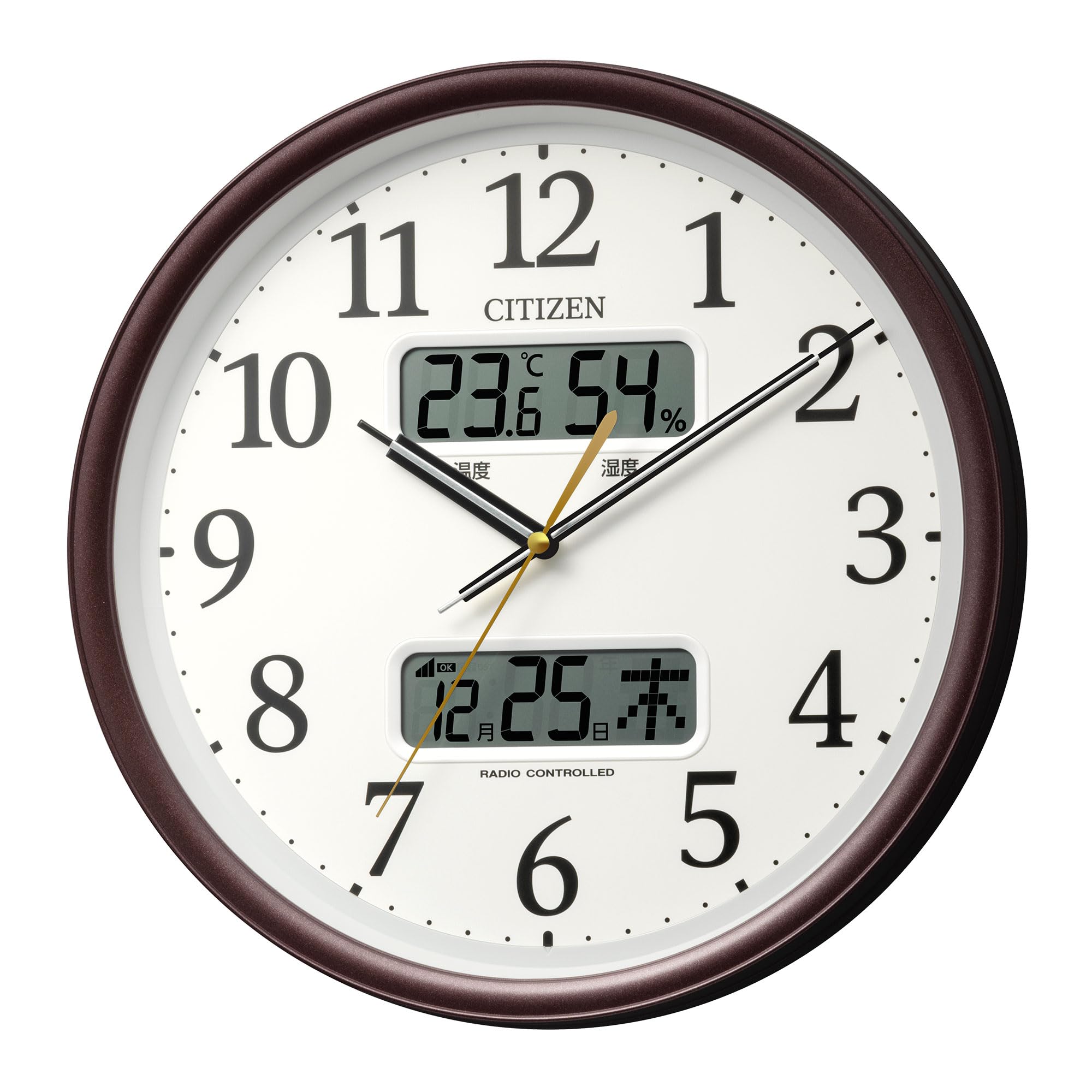 Amazon.co.jp: リズム(RHYTHM) シチズン 掛け時計 電波時計 アナログ