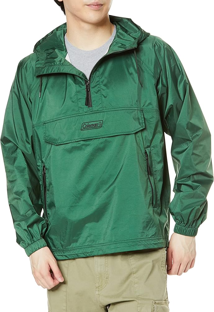 Amazon | [コールマン] アノラックパーカー グリーン S | コート