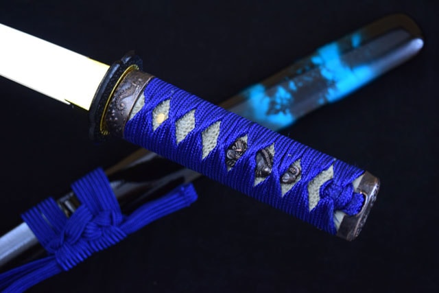 懐刀 マーブル青 模造刀｜【公式】模造刀・居合刀の専門店「忍屋」