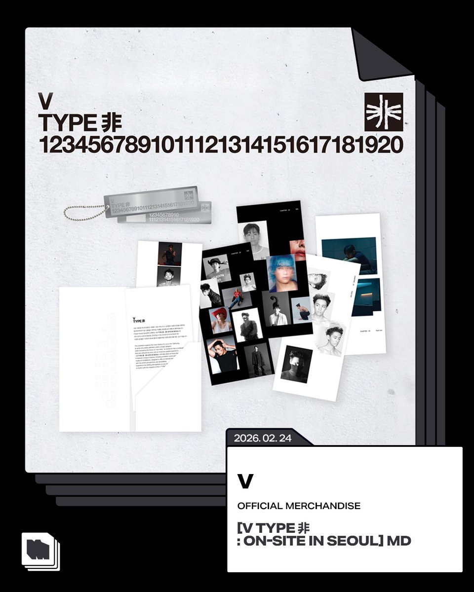 🎉販売中🎉 BTS V - [V TYPE 非 : ON-SITE IN SEOUL] ART BROCHURE
