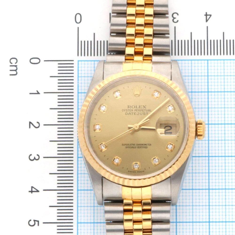 Rolex ROLEX Datejust Oyster Perpetual Watch Stainless Steel 16233