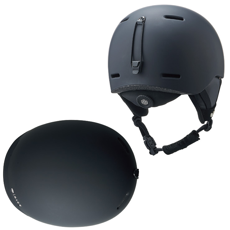 DICE（ダイス） 2025 DICE D6 ヘルメット MBK マットブラック スキー