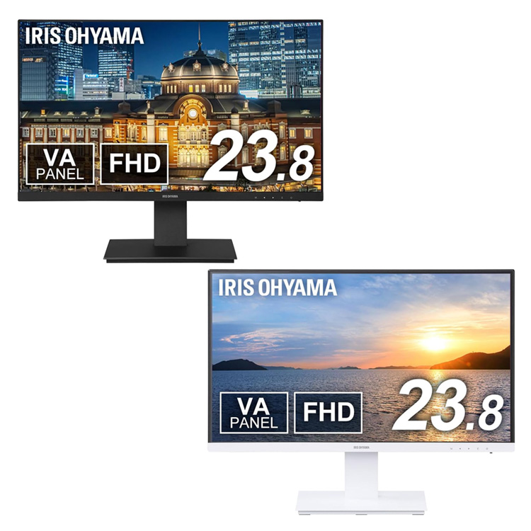 アイリスオーヤマ モニター 23.8インチ ILD-D23FHH-W アイリスオーヤマ
