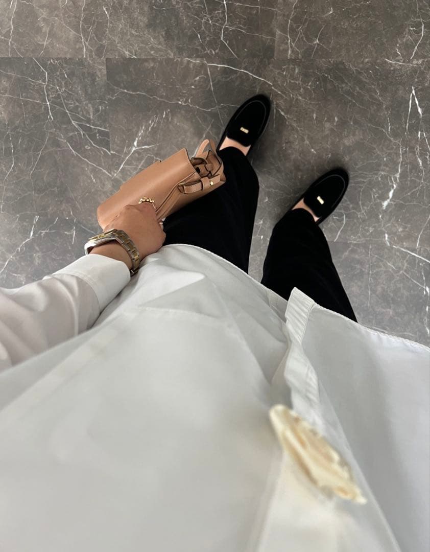 ohga ローファー ブラック 黒 24.5 ♡ 25SS 】HOUGA ホウガ / day and night loafer BLACK / ローファー