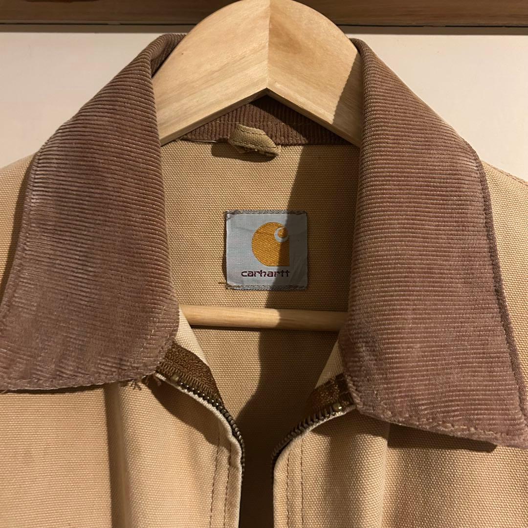 裏地なし】Carhartt デトロイトジャケット ブラウン 激シブ USA製