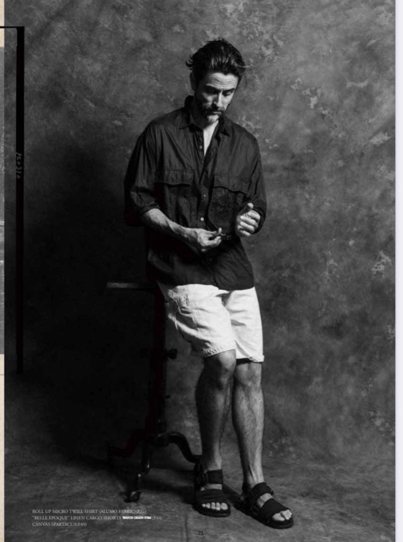 Porter Classic BELLE EPOQUEリネンカーゴショーツ XL Porter Classic (ポータークラシック) “BELLE EPOQUE” LINEN CARGO