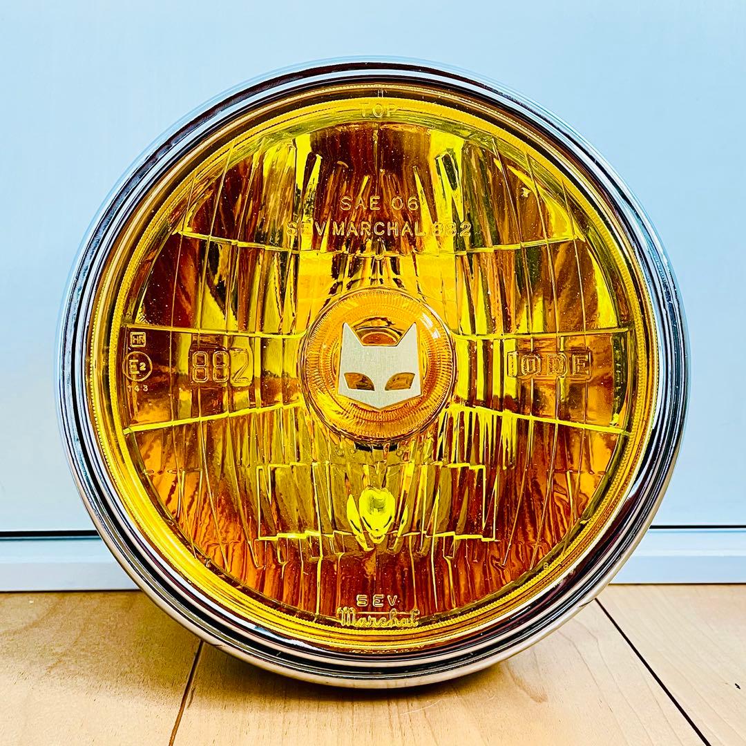 当時物 マーシャル 882 デベソ ヘッドライト MARCHAL デメキン改 当時物 マーシャル 882 デベソ ヘッドライト MARCHAL デメキン改