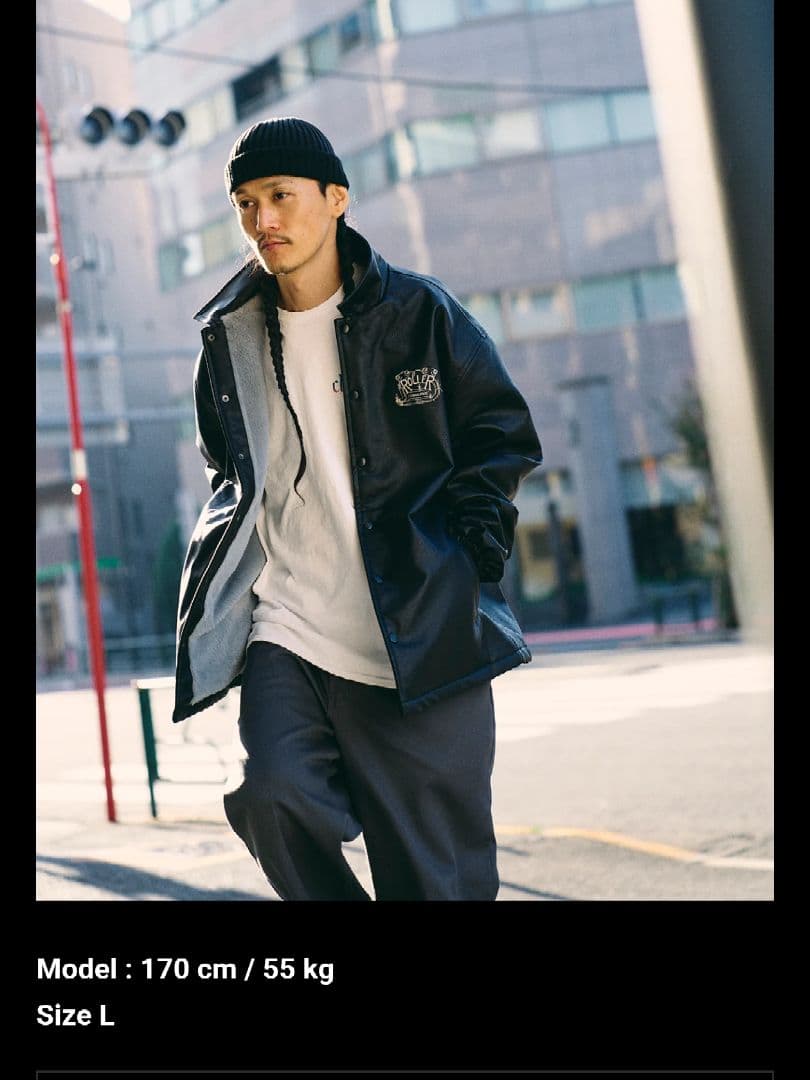 ROLLER FAKE LEATHER COACH JACKET 木村拓哉着用L - メルカリ