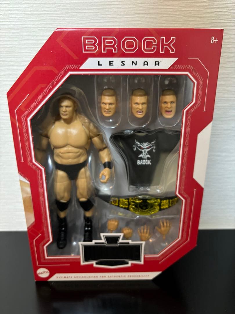 WWE Elite Ultimate Brock Lesnar ブロックレスナー Amazon.co.jp: ブロック・レスナー (ベルト2本付き) - WWE