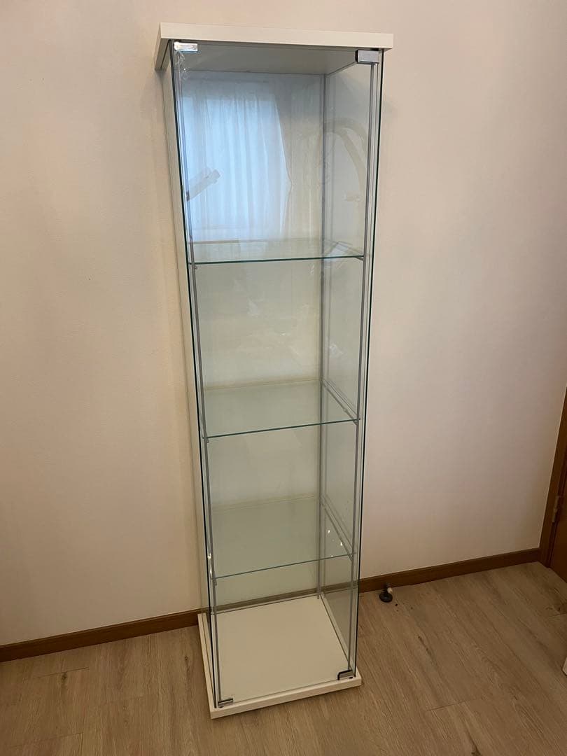 送料込み】IKEA DETOLFイケア デトルフ ガラスケース ホワイト - メルカリ