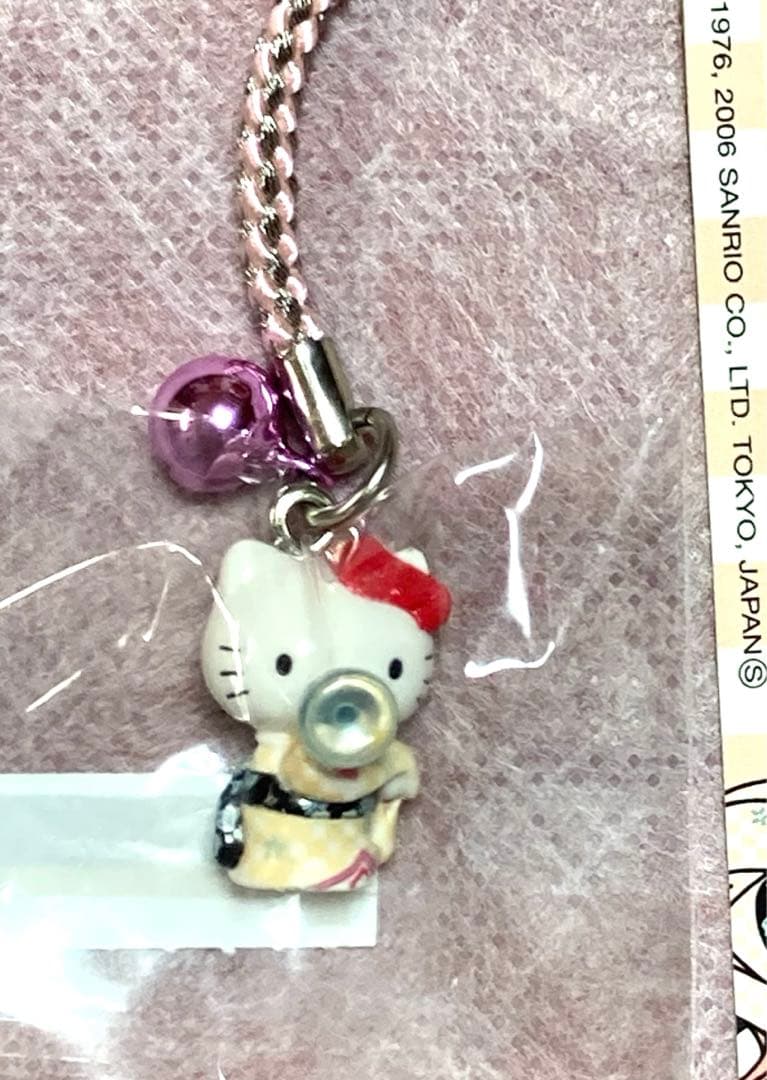 未開封 ハローキティ ストラップ 長崎 限定 根付け サンリオ 4個 セット ⑥