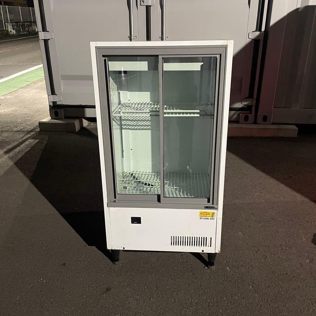 ☆サンデン 冷蔵ショーケース☆MUS-0611X 2020年製 ホワイト MUS-0611X【サンデン】冷蔵ショーケース キュービック薄型 112L 幅600
