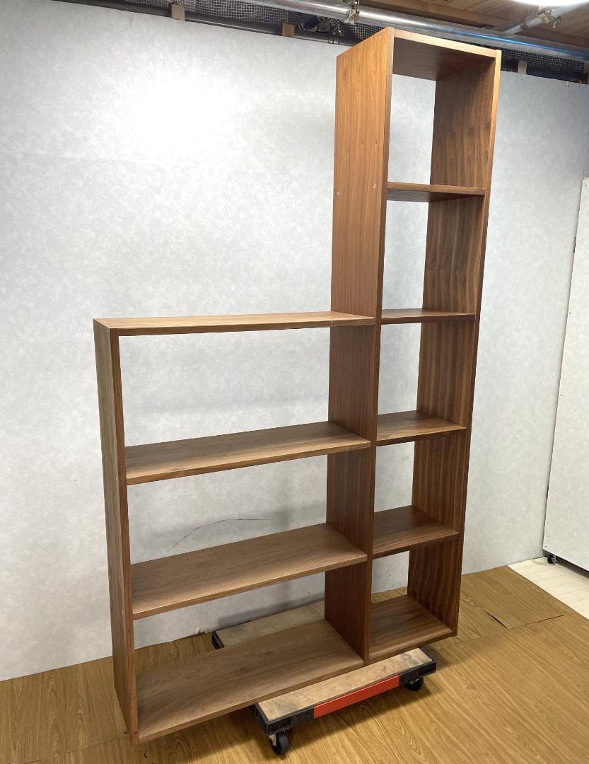 S♦♦965 無印良品スタッキングシェルフ 5段1列＋3段ワイド1列 スタッキングシェルフ・5段・オーク材 | 無印良品