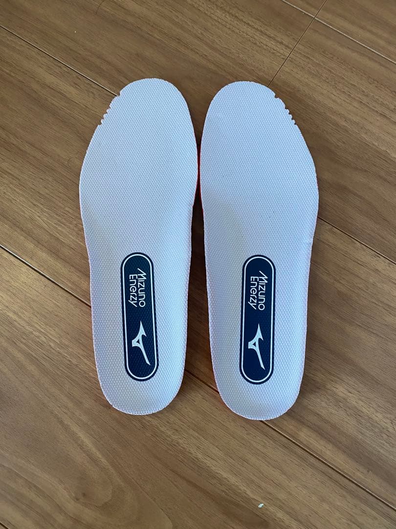 Mizuno バレーボールシューズ ホワイト　￼フットクラフト付き　24.5cm