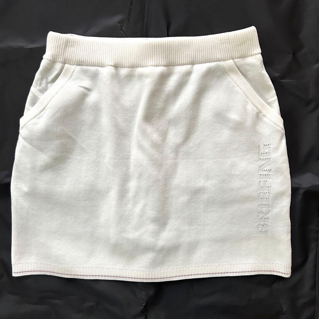 ブリーフィング スカート ニット ロゴ インナー付き 2020年モデル 白 BRIEFING GOLF - ブリーフィングゴルフ 【レディース ゴルフウェア